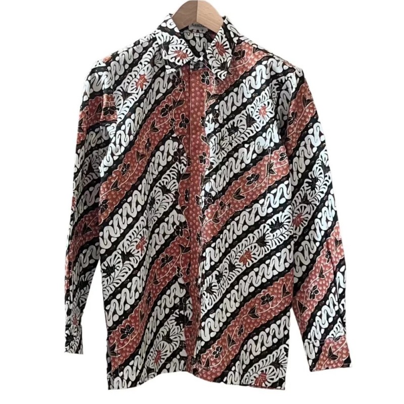 Batik Tulis Men's Supreme Long Sleeve Shirt