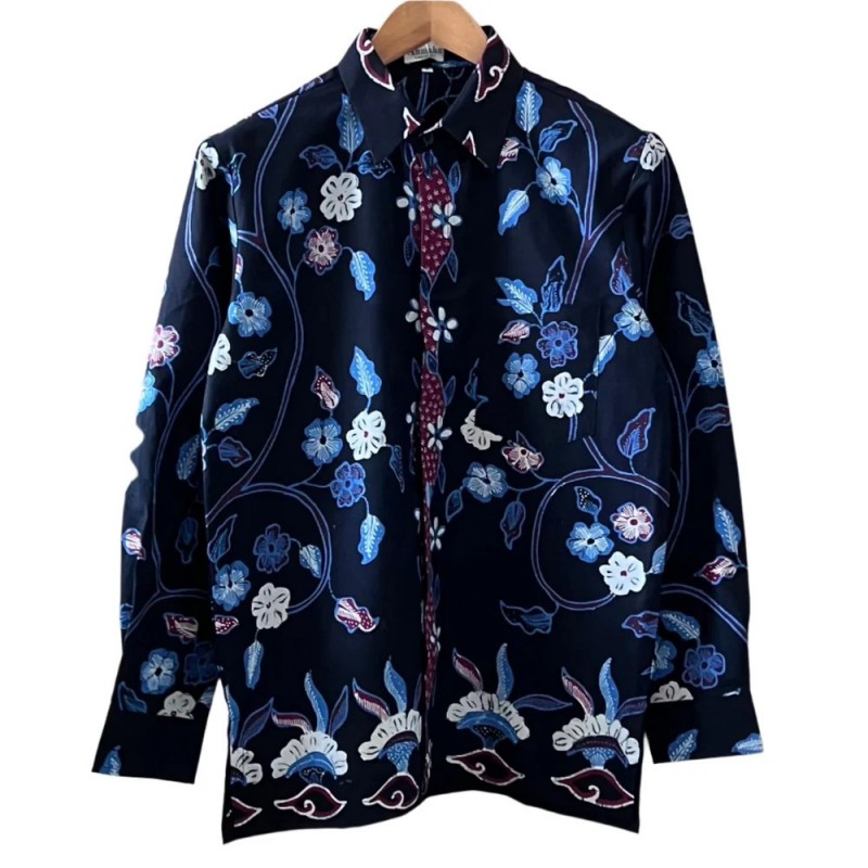 Batik Tulis Men's Supreme Long Sleeve Shirt