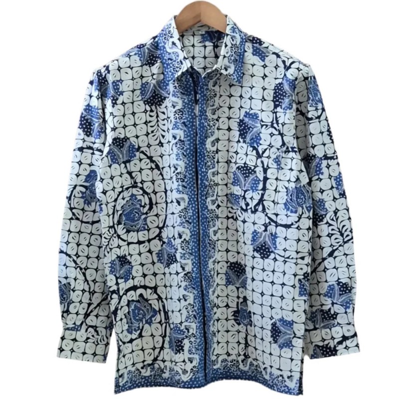 Batik Tulis Men's Supreme Long Sleeve Shirt
