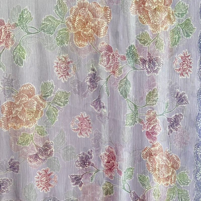 Batik Tulis Lightweight Silk Scarf - Large