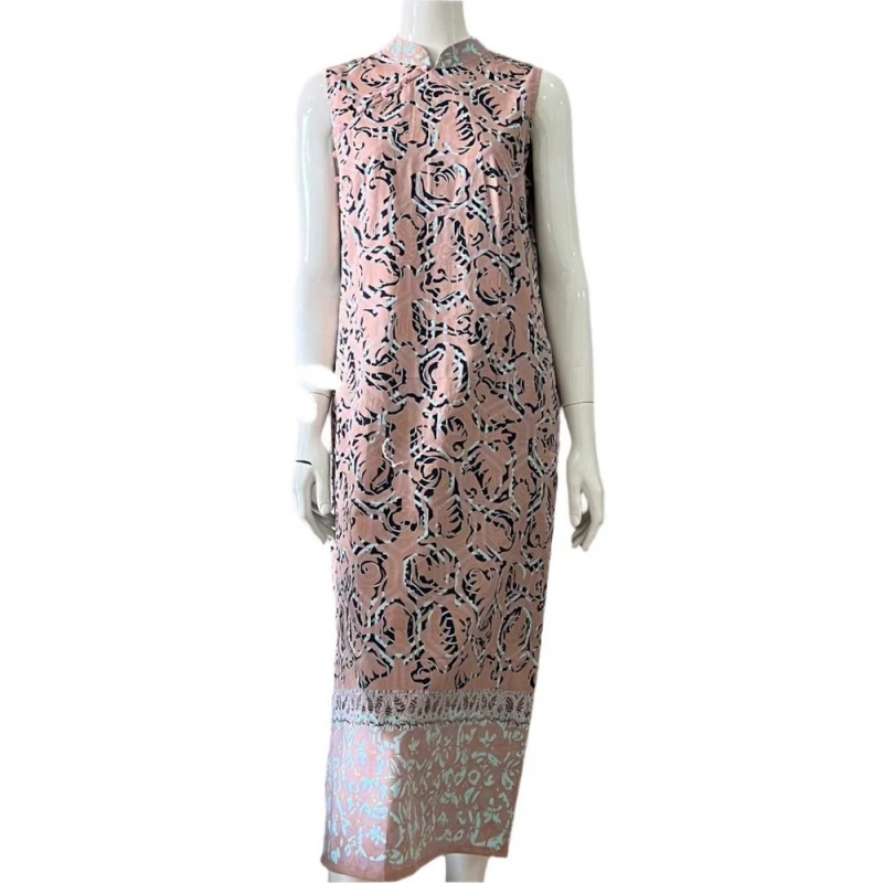 Classic Cheongsam Maxi Dress