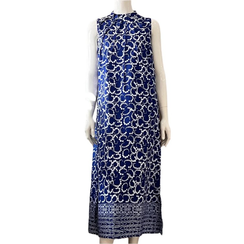 Ruffle Neck Maxi Dress