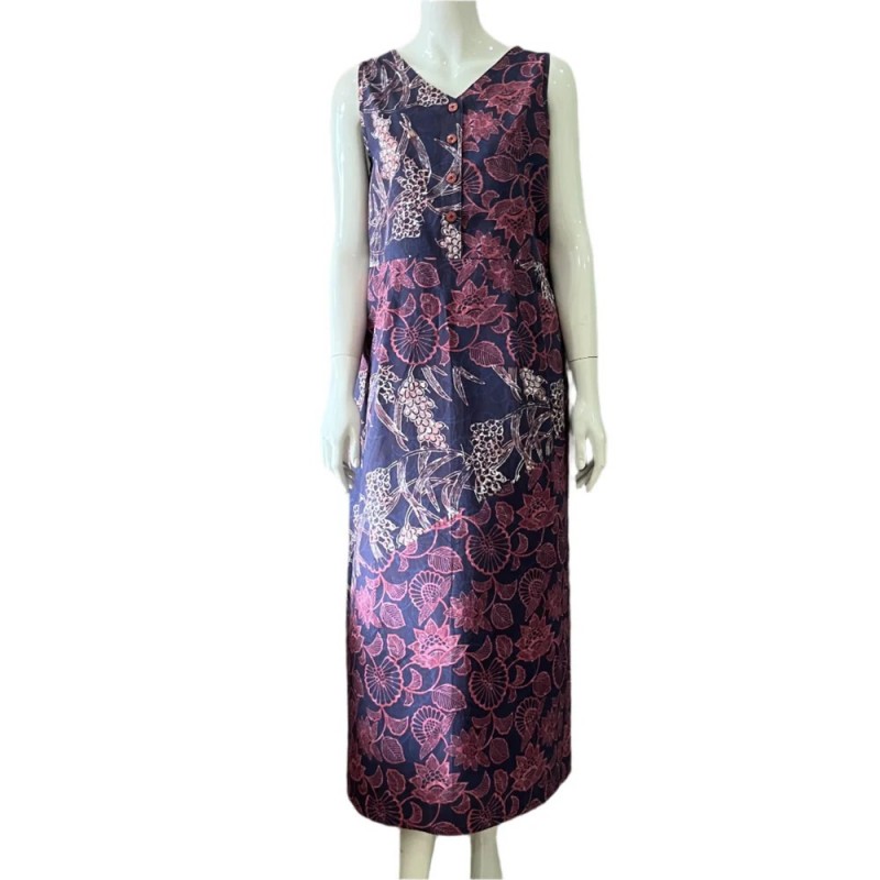 Reversible Batik Maxi Dress