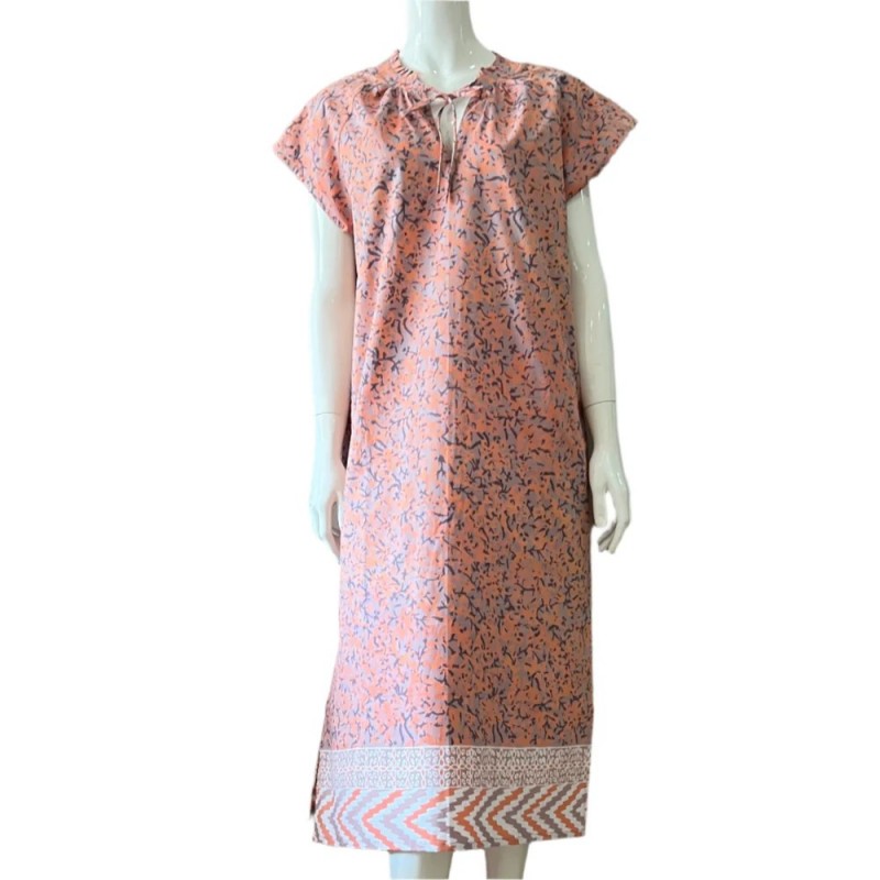 Pintuck Pleated Midi Dress