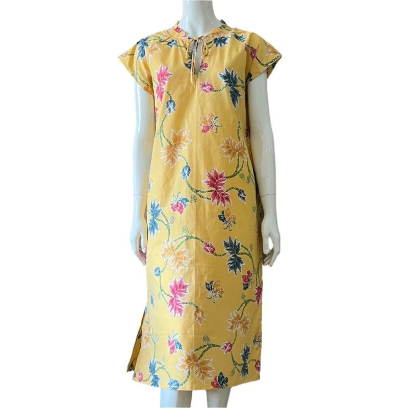 Pintuck Pleated Midi Dress