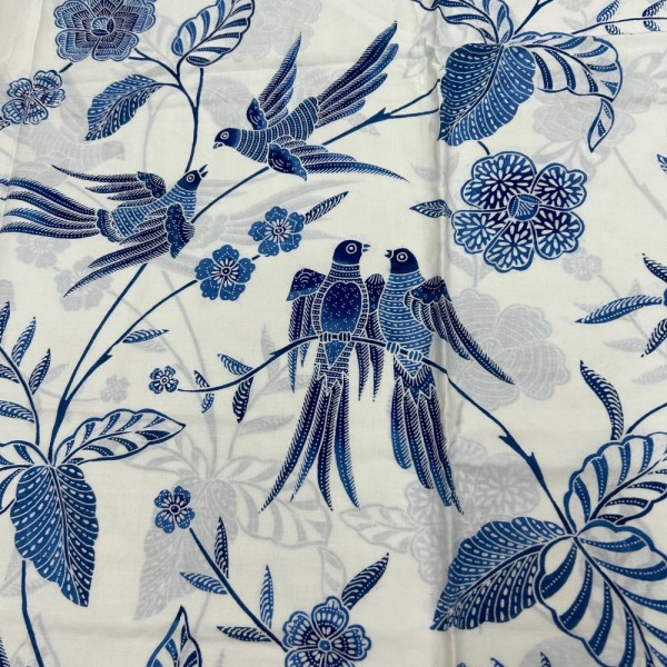 Birds on Tree - Blue