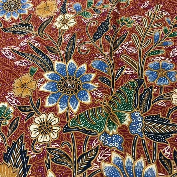 The Butterfly Flowers Panel - Red
