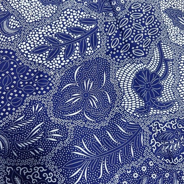 The Botanical Organic Batik - Blue
