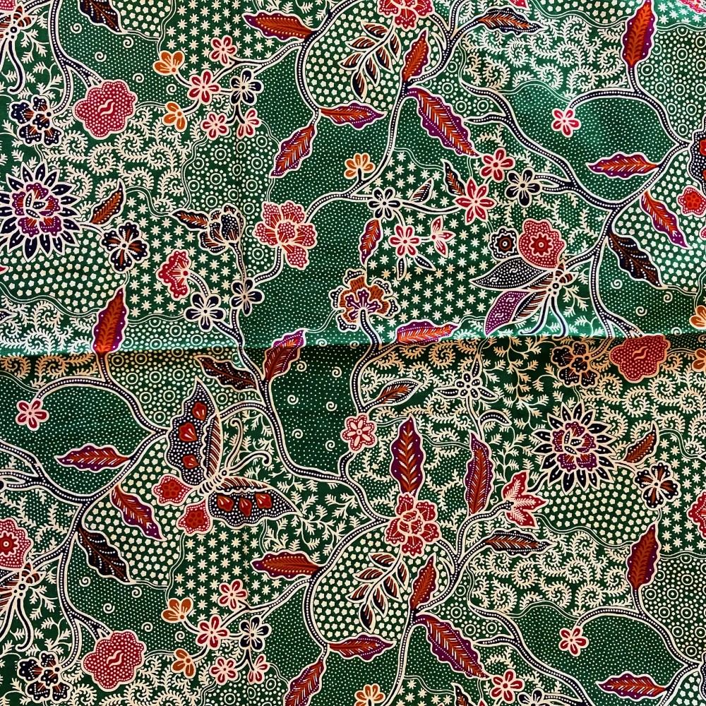 Butterfly Dance Ritual Batik 818 - Green