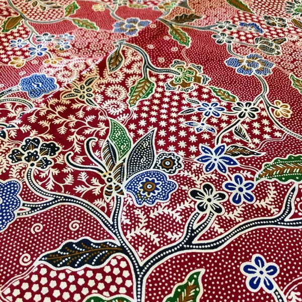 Butterfly Dance Ritual Batik 818 - Red